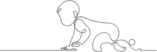 תינוק זוחל